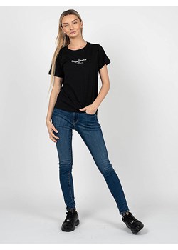 Pepe Jeans T-Shirt "Camila" | PL505292 | Camila | Kobieta | Czarny ze sklepu ubierzsie.com w kategorii Bluzki damskie - zdjęcie 162936551