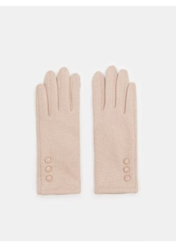 Sinsay - Rękawiczki - kremowy ze sklepu Sinsay w kategorii Rękawiczki damskie - zdjęcie 162937592