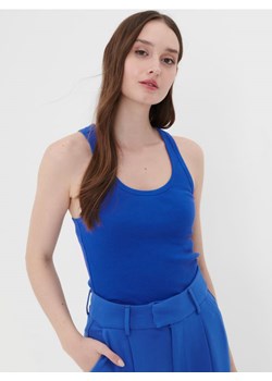 Sinsay - Top w prążki - niebieski ze sklepu Sinsay w kategorii Bluzki damskie - zdjęcie 162947694