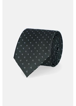 Krawat Jedwabny Czarny Mikrowzór ze sklepu Lancerto S.A. w kategorii Krawaty - zdjęcie 162948423