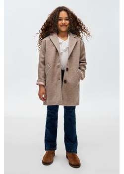 Płaszcz dziewczęcy beżowy ze sklepu 5.10.15 w kategorii Płaszcze dziewczęce - zdjęcie 162949161