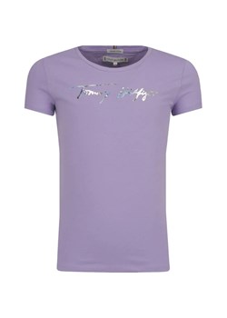 Tommy Hilfiger T-shirt | Regular Fit ze sklepu Gomez Fashion Store w kategorii Bluzki dziewczęce - zdjęcie 162958621