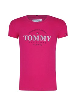 Tommy Hilfiger T-shirt | Regular Fit ze sklepu Gomez Fashion Store w kategorii Bluzki dziewczęce - zdjęcie 162959320
