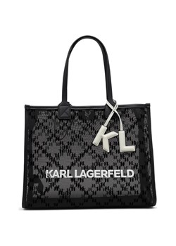 Karl Lagerfeld Shopperka k/skuare lg tote mono flock ze sklepu Gomez Fashion Store w kategorii Torby Shopper bag - zdjęcie 162959964