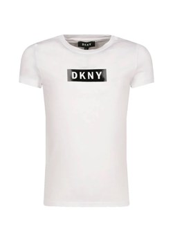 DKNY Kids T-shirt | Regular Fit ze sklepu Gomez Fashion Store w kategorii Bluzki dziewczęce - zdjęcie 162964602