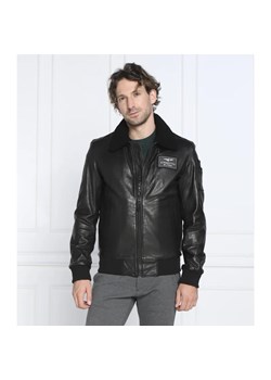 Aeronautica Militare Skórzana kurtka PILOT | Regular Fit ze sklepu Gomez Fashion Store w kategorii Kurtki męskie - zdjęcie 162979272