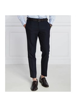 Oscar Jacobson Wełniane spodnie Denz | Slim Fit ze sklepu Gomez Fashion Store w kategorii Spodnie męskie - zdjęcie 162980950