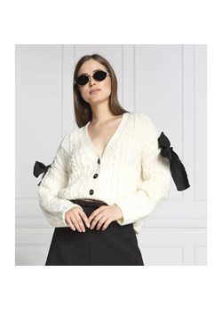 Red Valentino Kardigan | Regular Fit | z dodatkiem wełny ze sklepu Gomez Fashion Store w kategorii Swetry damskie - zdjęcie 162985273