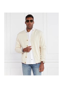 Tommy Hilfiger Kardigan MONOTYPE GS | Regular Fit | z dodatkiem jedwabiu ze sklepu Gomez Fashion Store w kategorii Swetry męskie - zdjęcie 162994481