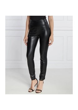 GUESS JEANS Woskowane legginsy DANA | Skinny fit ze sklepu Gomez Fashion Store w kategorii Spodnie damskie - zdjęcie 163338841