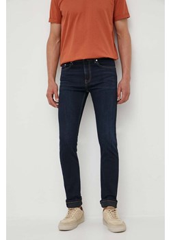 Karl Lagerfeld jeansy męskie kolor granatowy ze sklepu ANSWEAR.com w kategorii Jeansy męskie - zdjęcie 163349840