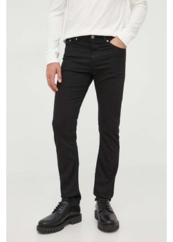 Karl Lagerfeld jeansy męskie kolor czarny ze sklepu ANSWEAR.com w kategorii Jeansy męskie - zdjęcie 163349844