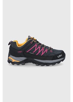 CMP buty RIGEL LOW WMN TREKKING SHOES WP damskie kolor granatowy ze sklepu ANSWEAR.com w kategorii Buty trekkingowe damskie - zdjęcie 163352564