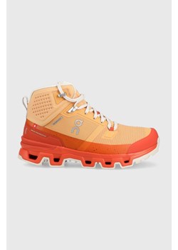 On-running buty Cloudrock 2 Waterproof damskie kolor pomarańczowy ze sklepu ANSWEAR.com w kategorii Buty trekkingowe damskie - zdjęcie 163354341