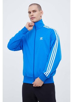 adidas Originals bluza męska kolor niebieski z aplikacją  IJ7059 ze sklepu ANSWEAR.com w kategorii Bluzy męskie - zdjęcie 163361821