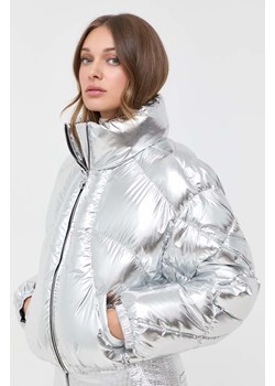 Pinko kurtka damska kolor srebrny zimowa 101638.A121 ze sklepu ANSWEAR.com w kategorii Kurtki damskie - zdjęcie 163366431