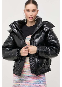 Karl Lagerfeld kurtka puchowa damska kolor czarny zimowa ze sklepu ANSWEAR.com w kategorii Kurtki damskie - zdjęcie 163366953
