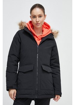 adidas kurtka damska kolor czarny zimowa ze sklepu ANSWEAR.com w kategorii Kurtki damskie - zdjęcie 163368050