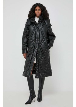 Guess kurtka damska kolor czarny zimowa ze sklepu ANSWEAR.com w kategorii Kurtki damskie - zdjęcie 163369184