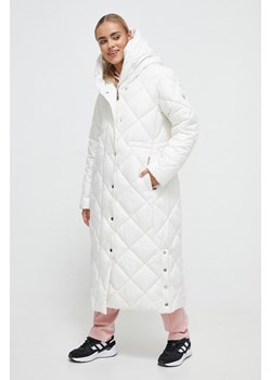 Didriksons kurtka damska kolor biały zimowa ze sklepu ANSWEAR.com w kategorii Kurtki damskie - zdjęcie 163370092