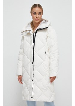 Didriksons kurtka damska kolor biały zimowa ze sklepu ANSWEAR.com w kategorii Kurtki damskie - zdjęcie 163370112