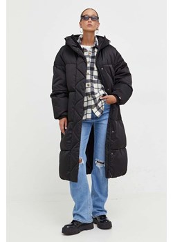 Tommy Jeans kurtka damska kolor czarny zimowa oversize ze sklepu ANSWEAR.com w kategorii Kurtki damskie - zdjęcie 163370984
