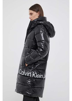 Calvin Klein Jeans kurtka damska kolor czarny zimowa ze sklepu ANSWEAR.com w kategorii Kurtki damskie - zdjęcie 163372531
