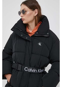 Calvin Klein Jeans kurtka damska kolor czarny zimowa ze sklepu ANSWEAR.com w kategorii Kurtki damskie - zdjęcie 163372544