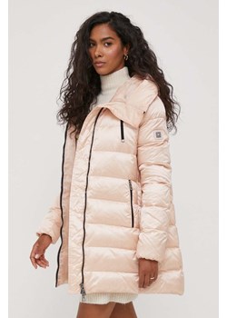 Tiffi kurtka puchowa damska kolor beżowy zimowa ze sklepu ANSWEAR.com w kategorii Kurtki damskie - zdjęcie 163372942