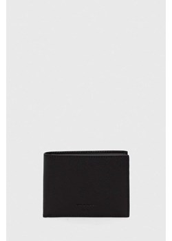 Tiger Of Sweden portfel skórzany męski kolor czarny ze sklepu ANSWEAR.com w kategorii Portfele męskie - zdjęcie 163375601