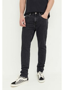 Tommy Jeans jeansy Scantony męskie kolor czarny ze sklepu ANSWEAR.com w kategorii Jeansy męskie - zdjęcie 163375991