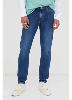 PS Paul Smith jeansy męskie kolor niebieski ze sklepu ANSWEAR.com w kategorii Jeansy męskie - zdjęcie 163376182