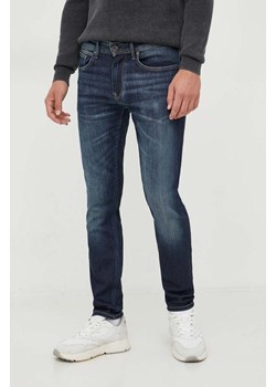 Pepe Jeans jeansy HATCH męskie kolor granatowy ze sklepu ANSWEAR.com w kategorii Jeansy męskie - zdjęcie 163376252