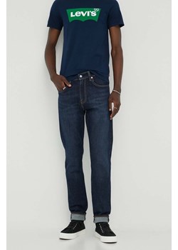 Levi&apos;s jeansy 512 SLIM TAPER męskie kolor granatowy ze sklepu ANSWEAR.com w kategorii Jeansy męskie - zdjęcie 163376442