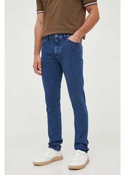 BOSS jeansy Delaware męskie kolor niebieski ze sklepu ANSWEAR.com w kategorii Jeansy męskie - zdjęcie 163376820