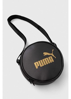 Puma torebka kolor czarny ze sklepu ANSWEAR.com w kategorii Listonoszki - zdjęcie 163390011