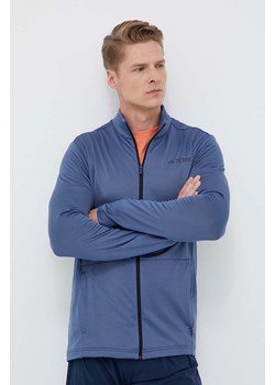 adidas TERREX bluza sportowa Multi kolor niebieski gładka ze sklepu ANSWEAR.com w kategorii Bluzy męskie - zdjęcie 163402393