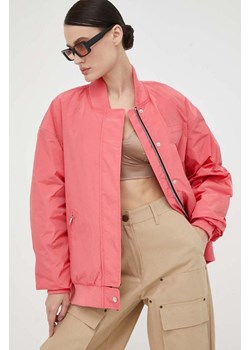 2NDDAY kurtka damska kolor różowy przejściowa oversize ze sklepu ANSWEAR.com w kategorii Kurtki damskie - zdjęcie 163404441