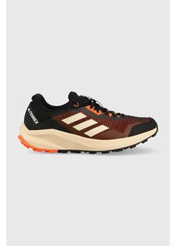 adidas TERREX buty Trailrider męskie kolor czarny HR1156-IMPORA/SAN ze sklepu ANSWEAR.com w kategorii Buty trekkingowe męskie - zdjęcie 163405430