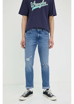 Wrangler jeansy Larston męskie kolor niebieski ze sklepu ANSWEAR.com w kategorii Jeansy męskie - zdjęcie 163407200