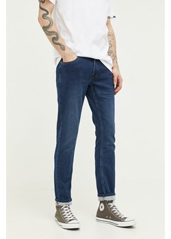 Solid jeansy męskie kolor granatowy ze sklepu ANSWEAR.com w kategorii Jeansy męskie - zdjęcie 163418232