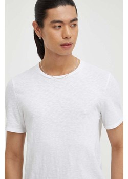 American Vintage t-shirt bawełniany kolor biały melanżowy ze sklepu ANSWEAR.com w kategorii T-shirty męskie - zdjęcie 163428450