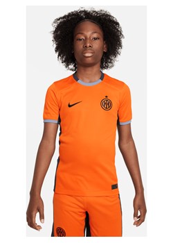 Koszulka piłkarska dla dużych dzieci Nike Dri-FIT FC Inter Mediolan 2023/24 (wersja trzecia) - Pomarańczowy ze sklepu Nike poland w kategorii T-shirty chłopięce - zdjęcie 163429084