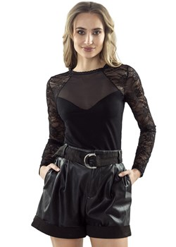 Koronkowa bluzka w kolorze czarnym Enrica, Kolor czarny, Rozmiar S, Eldar ze sklepu Primodo w kategorii Bluzki damskie - zdjęcie 163431424