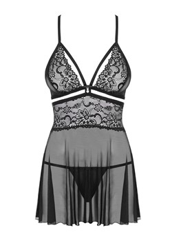 Obsessive 838-BAB koszulka babydoll i stringi, Kolor czarny, Rozmiar S/M, Obsessive ze sklepu Primodo w kategorii Koszule nocne - zdjęcie 163431551
