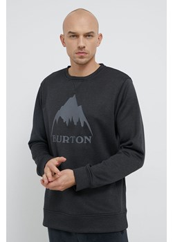 Burton Bluza męska kolor szary z nadrukiem ze sklepu ANSWEAR.com w kategorii Bluzy męskie - zdjęcie 163436120