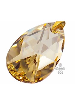 Kryształy DUŻY WISIOREK GOLDEN ZŁOTE SREBRO ze sklepu arande w kategorii Zawieszki - zdjęcie 163438993