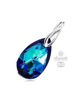 Kryształy przepiękny wisiorek BERMUDA BLUE SREBRO ze sklepu arande w kategorii Zawieszki - zdjęcie 163439221