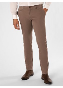 BRAX Spodnie Mężczyźni Bawełna melanżowy jednolity ze sklepu vangraaf w kategorii Spodnie męskie - zdjęcie 163441031