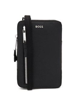 BOSS Skórzana torebka na telefon Albany ze sklepu Gomez Fashion Store w kategorii Torby męskie - zdjęcie 163443814